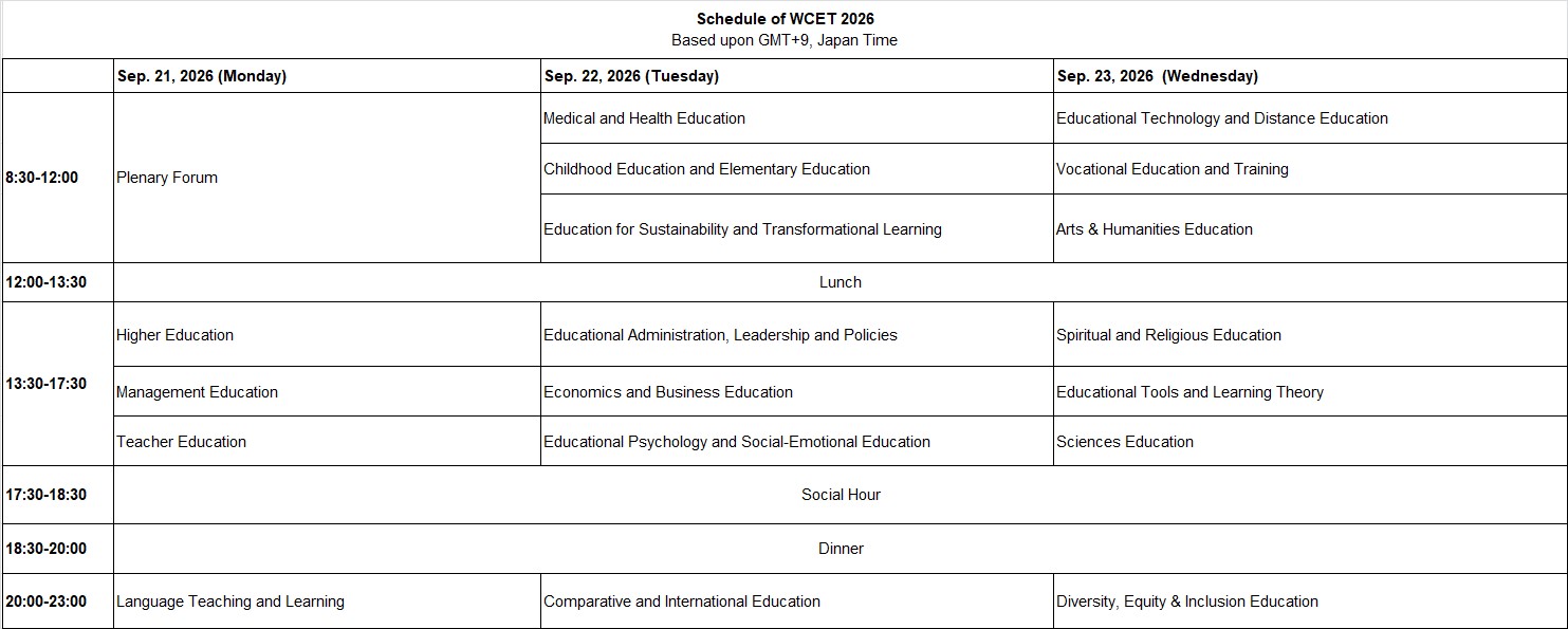 schedule